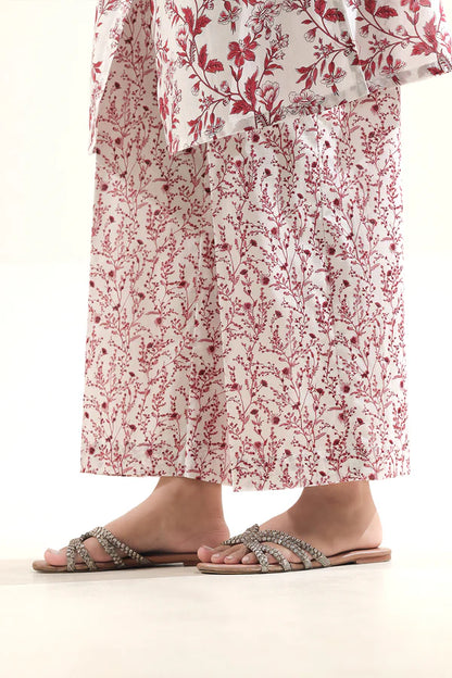 Saya 2pc Unstitched Lawn Suit | White