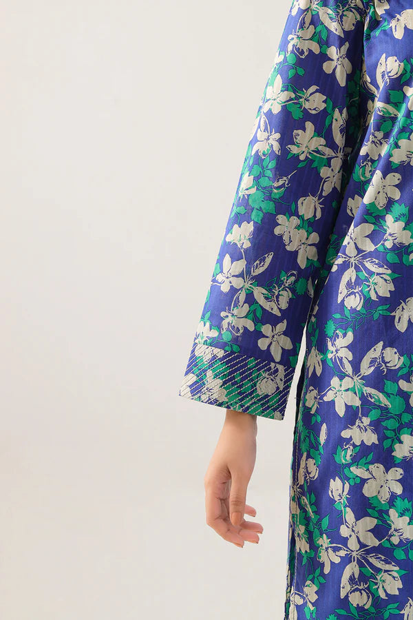 Blue | Saya 2PC Unstitched Lawn Suit
