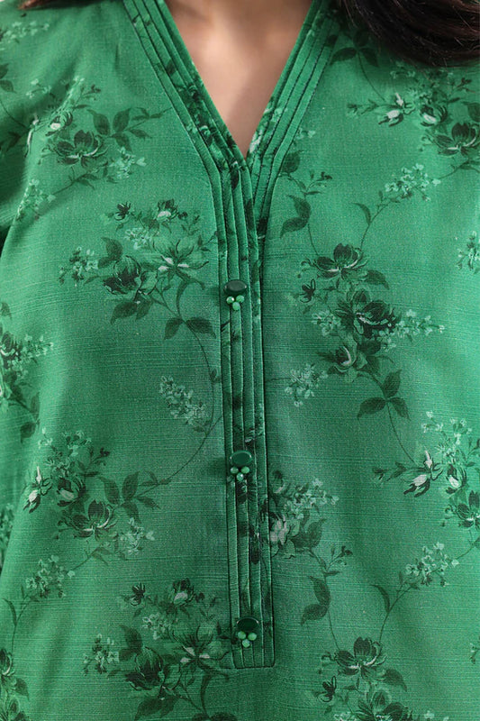 Green | Saya 3pc Unstitched Lawn Suit