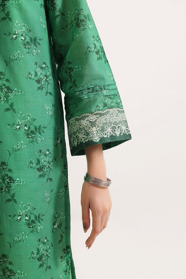 Green | Saya 3pc Unstitched Lawn Suit