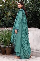 Cross Stitch 3 Piece - Printed Unstitched Lawn