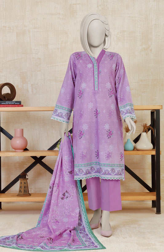 Orchid | Mtj-Tariq Jamil 3pc Unstitched Khaddar Suit
