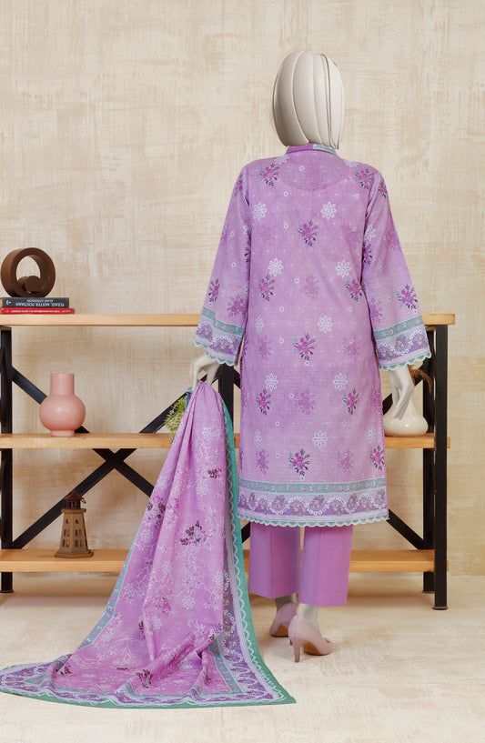Orchid | Mtj-Tariq Jamil 3pc Unstitched Khaddar Suit