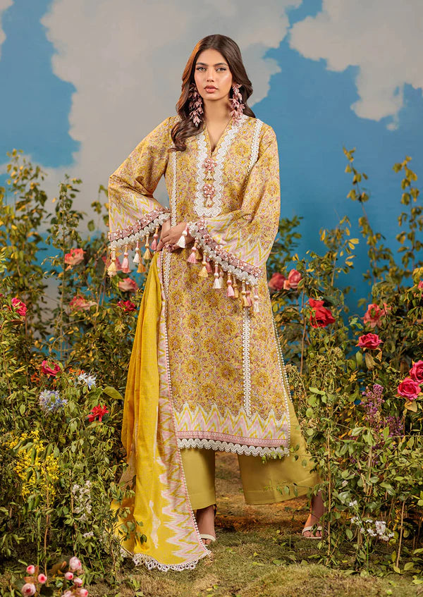 Bonanza Satrangi 3pc Unstitched Lawn Suit