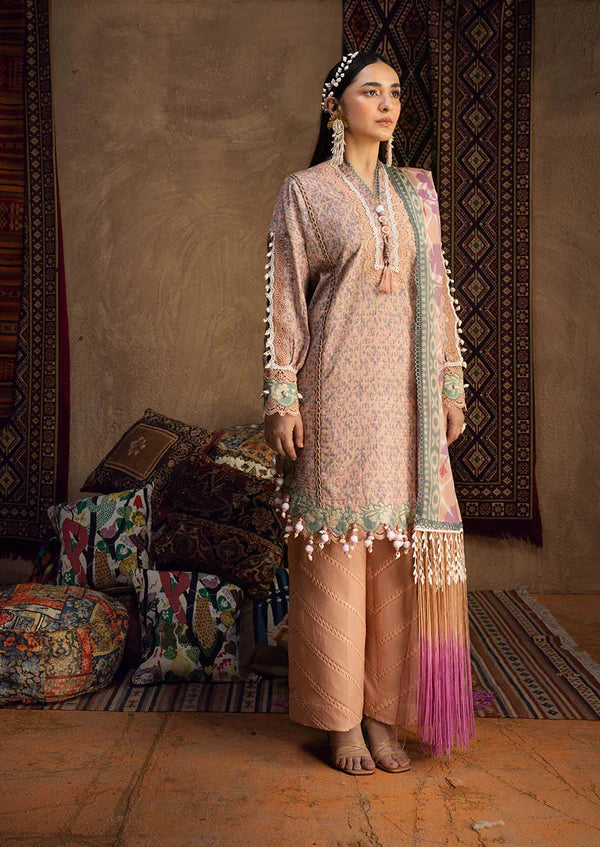 Bonanza Satrangi 3pc Unstitched Lawn Suit