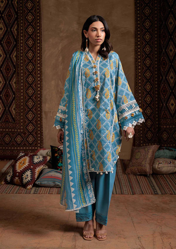 Bonanza Satrangi 3pc Unstitched Lawn Suit