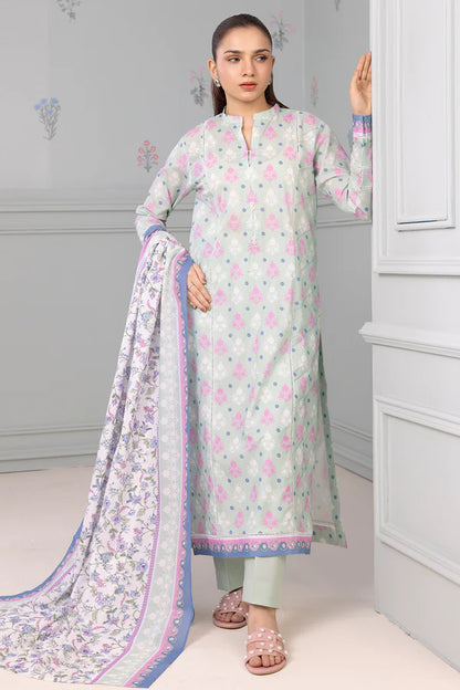 Mint Green | Zellbury 2pc Unstitched Lawn Suit