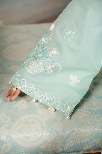 Mint | Zellbury 2pc Unstitched Embroidered Lawn