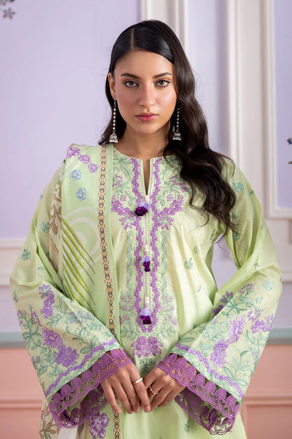 Sage | Zellbury 3pc Unstitched Embroidered Lawn