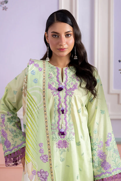 Sage | Zellbury 3pc Unstitched Embroidered Lawn