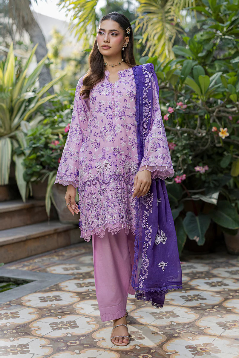 Pink | Zellbury 3pc Unstitched Chikankari
