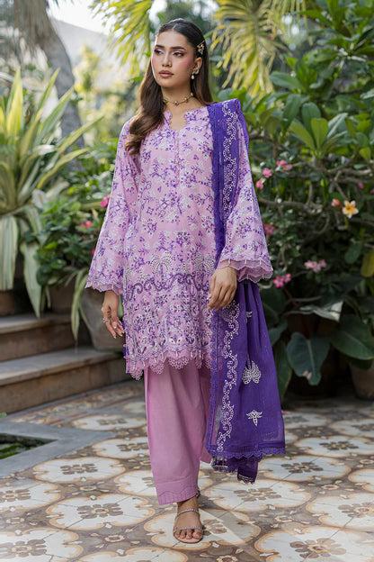 Pink | Zellbury 3pc Unstitched Chikankari