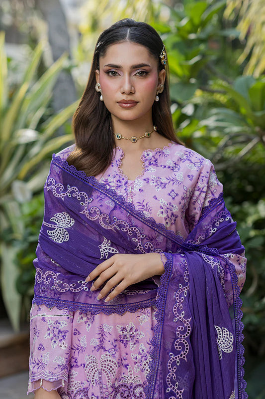 Pink | Zellbury 3pc Unstitched Chikankari