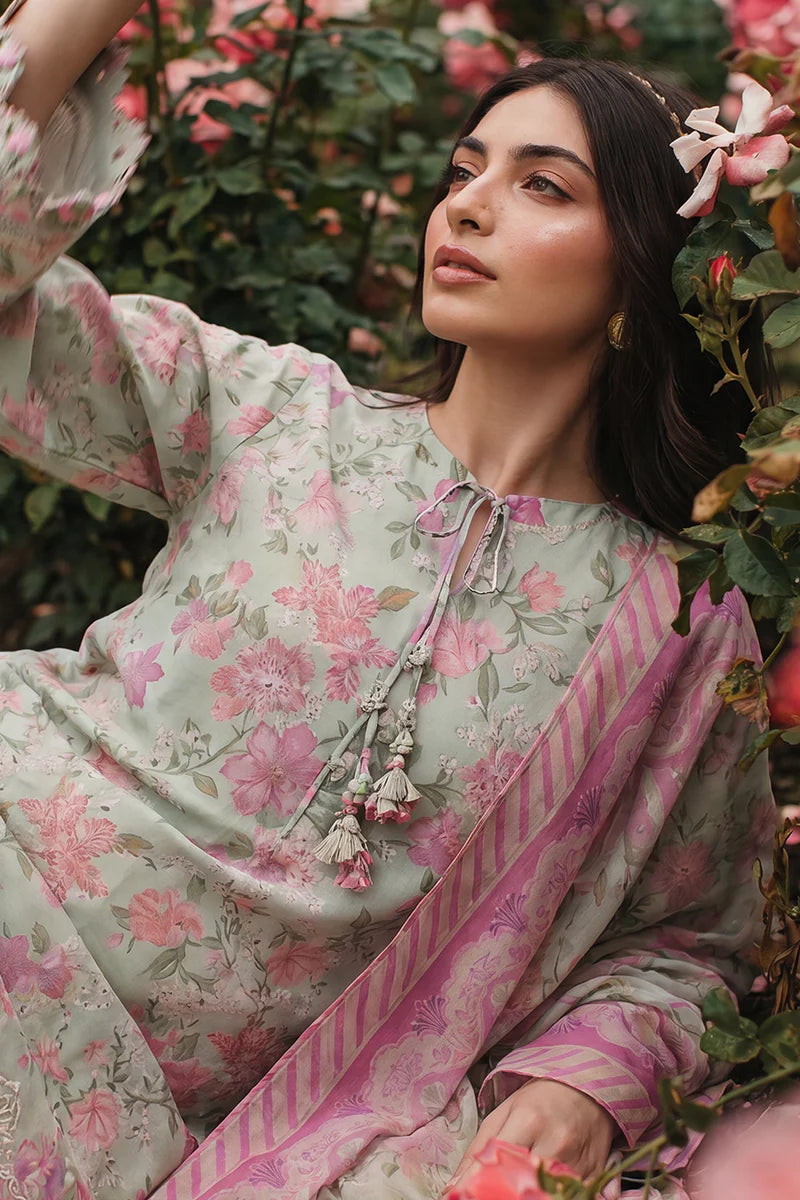 Mint Green | Zellbury 3pc Unstitched Chikankari