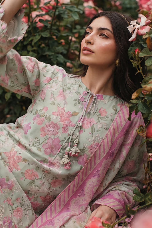 Mint Green | Zellbury 3pc Unstitched Chikankari