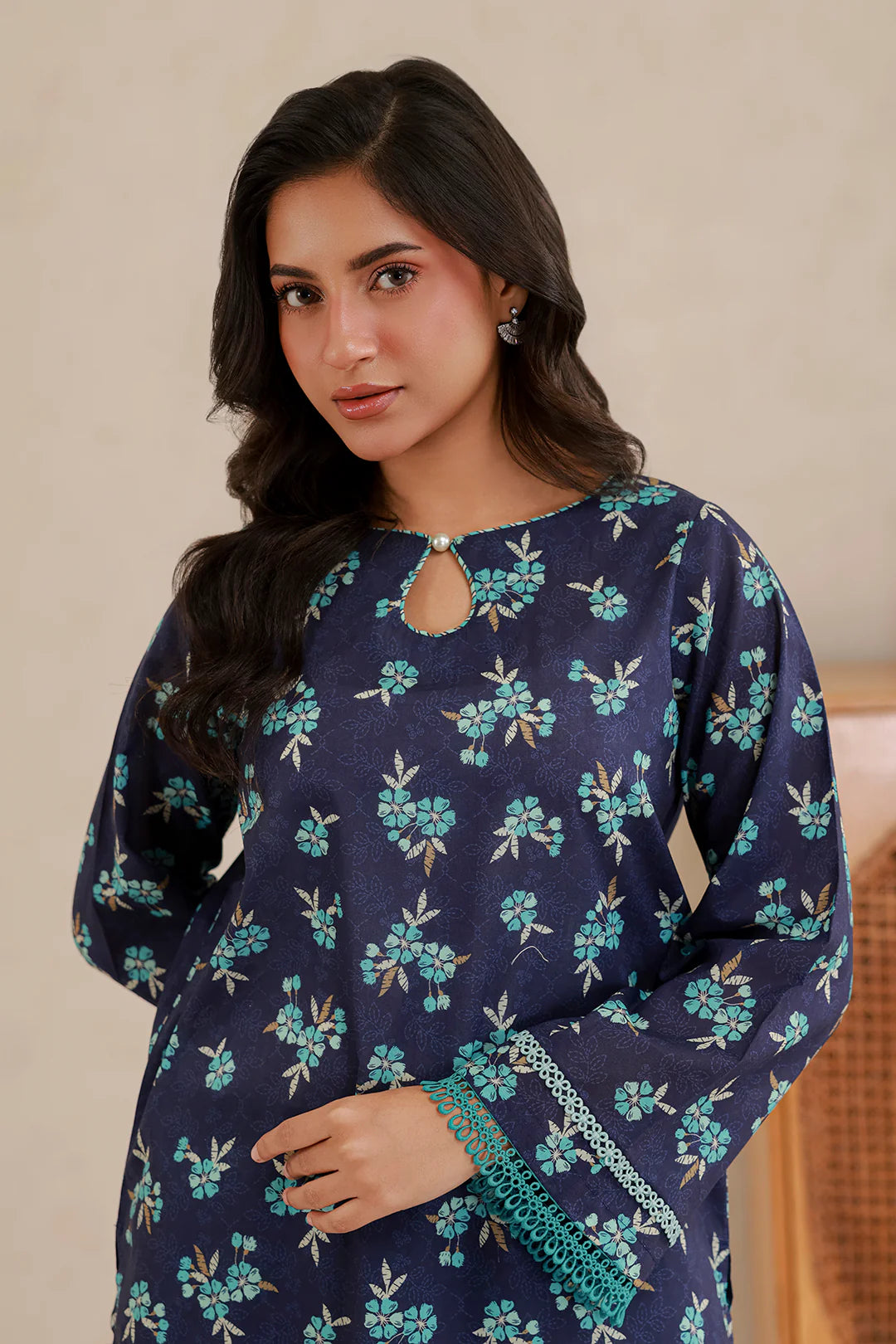 Blue | Zellbury 2pc Unstitched Lawn