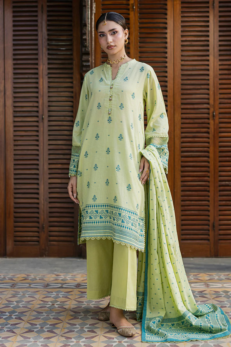 Off White | Zellbury 3pc Unstitched Jacquard