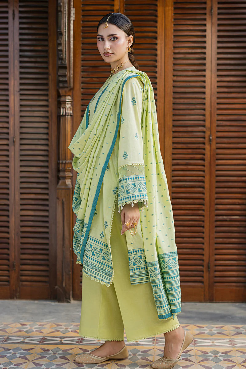 Off White | Zellbury 3pc Unstitched Jacquard