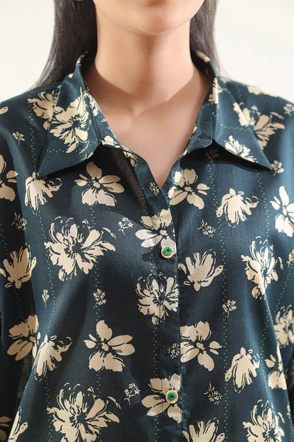 Green | Saya 2PC Unstitched Lawn Suit