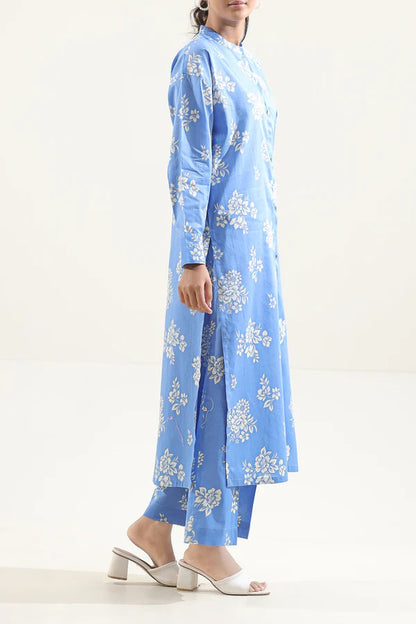 Blue | Saya 2PC Unstitched Lawn Suit