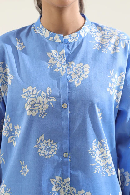 Blue | Saya 2PC Unstitched Lawn Suit
