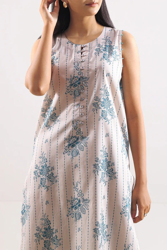 Cream | Saya 2PC Unstitched Lawn Suit