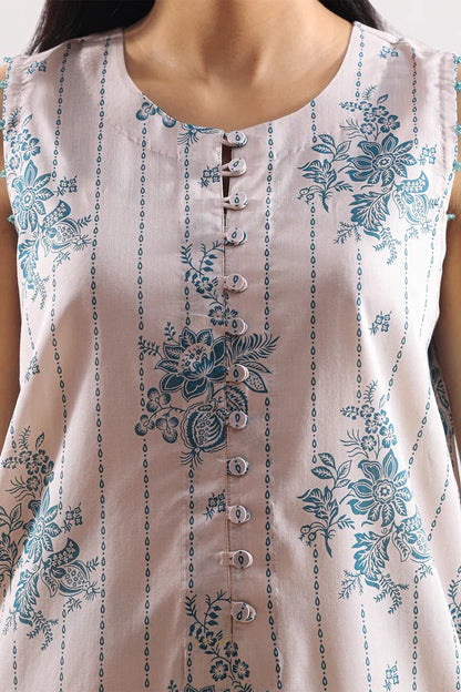 Cream | Saya 2PC Unstitched Lawn Suit