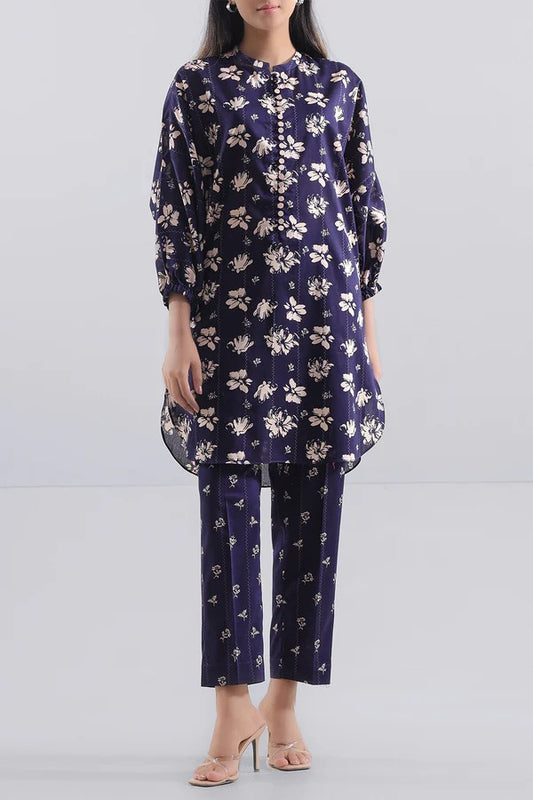 Blue | Saya 2PC Unstitched Lawn Suit