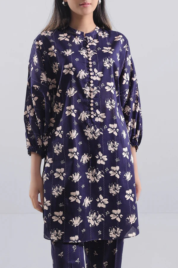 Blue | Saya 2PC Unstitched Lawn Suit