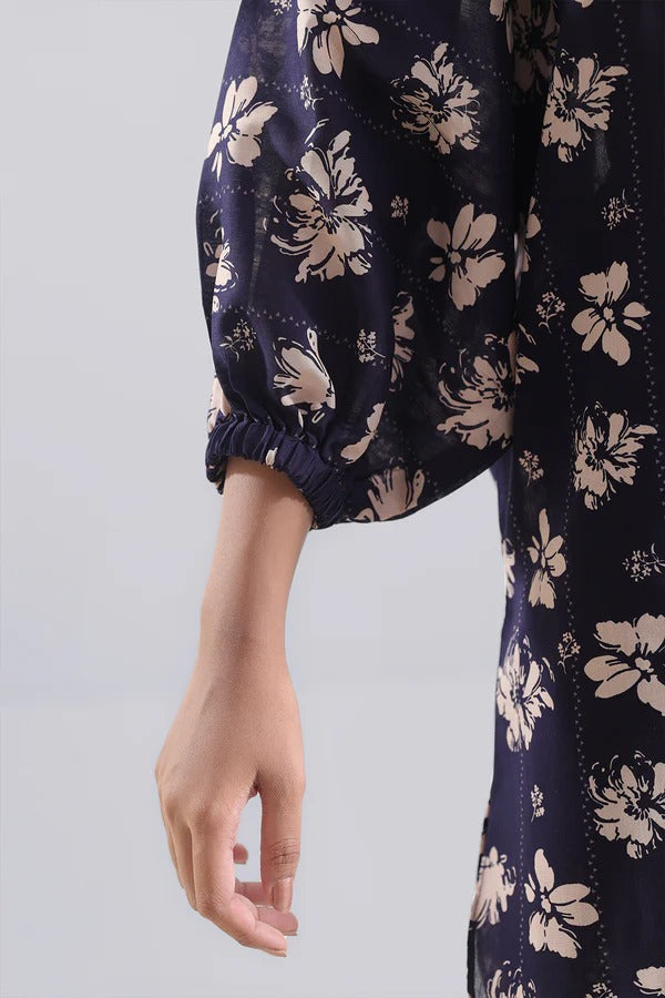 Blue | Saya 2PC Unstitched Lawn Suit