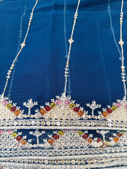 Zinc | Luxury Chiffon Embroidered