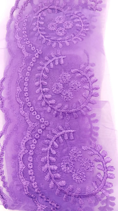 Purple | SAYA 3pc Unstitched Lawn Suit | Brenish