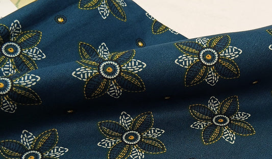 Teal Blue | Saya 2PC Unstitched Lawn Suit