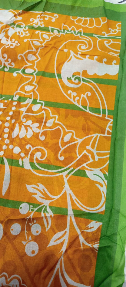 Gull BAHAR 3pc Unstitched Lawn Collection - Green