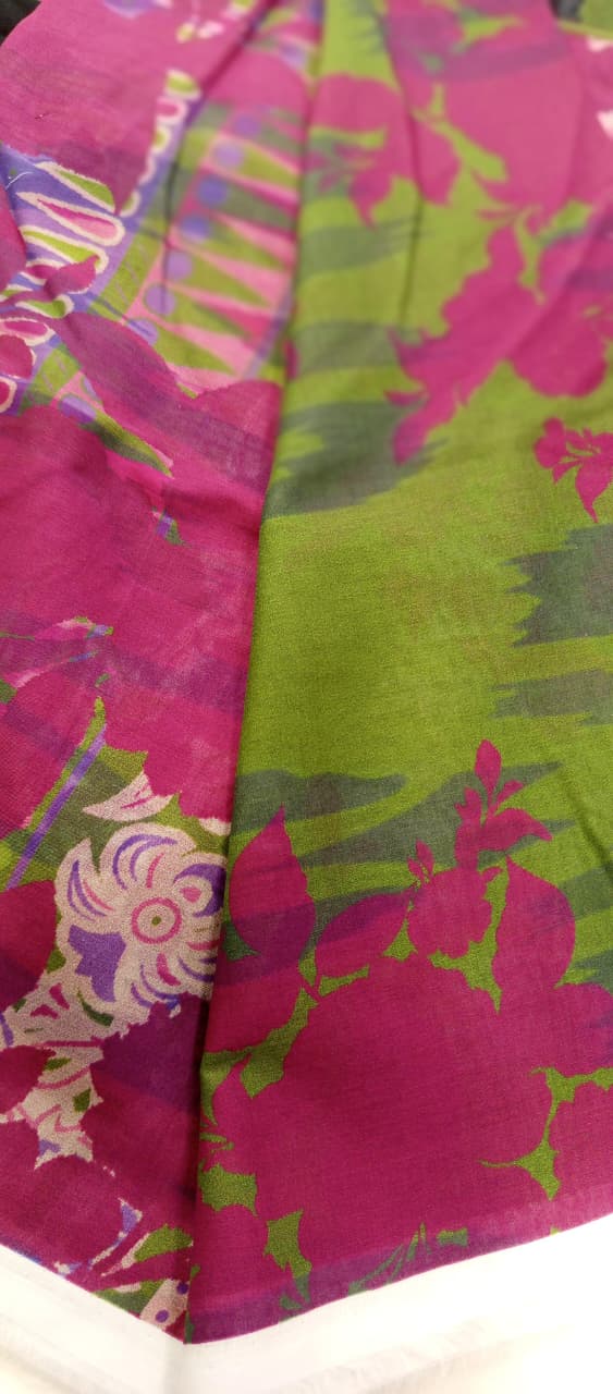 Gull BAHAR 3pc Unstitched Lawn Collection - Black
