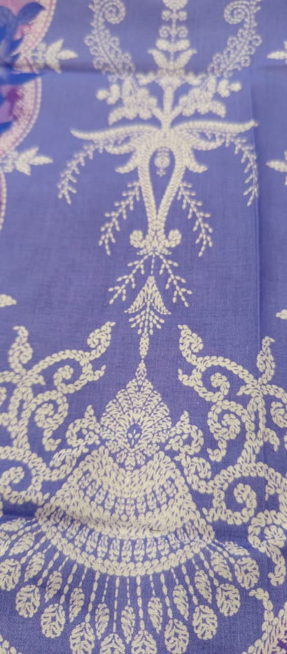 Gull BAHAR 3pc Unstitched Lawn Collection - Purple
