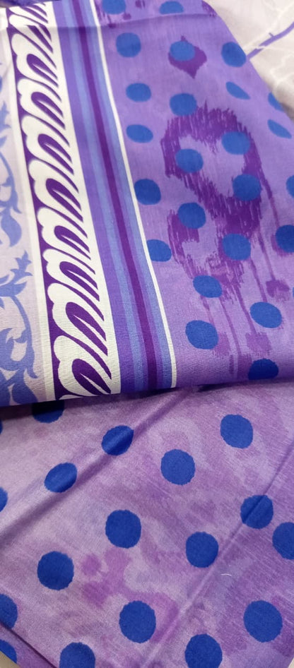 Gull BAHAR 3pc Unstitched Lawn Collection - Purple