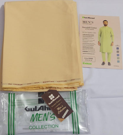 Skin | Gul Ahmed Men's Unstitched Soft Cotton