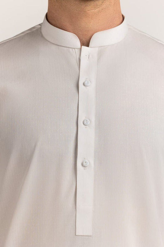 Off White | Gul Ahmed Men's Unstitched Soft Cotton