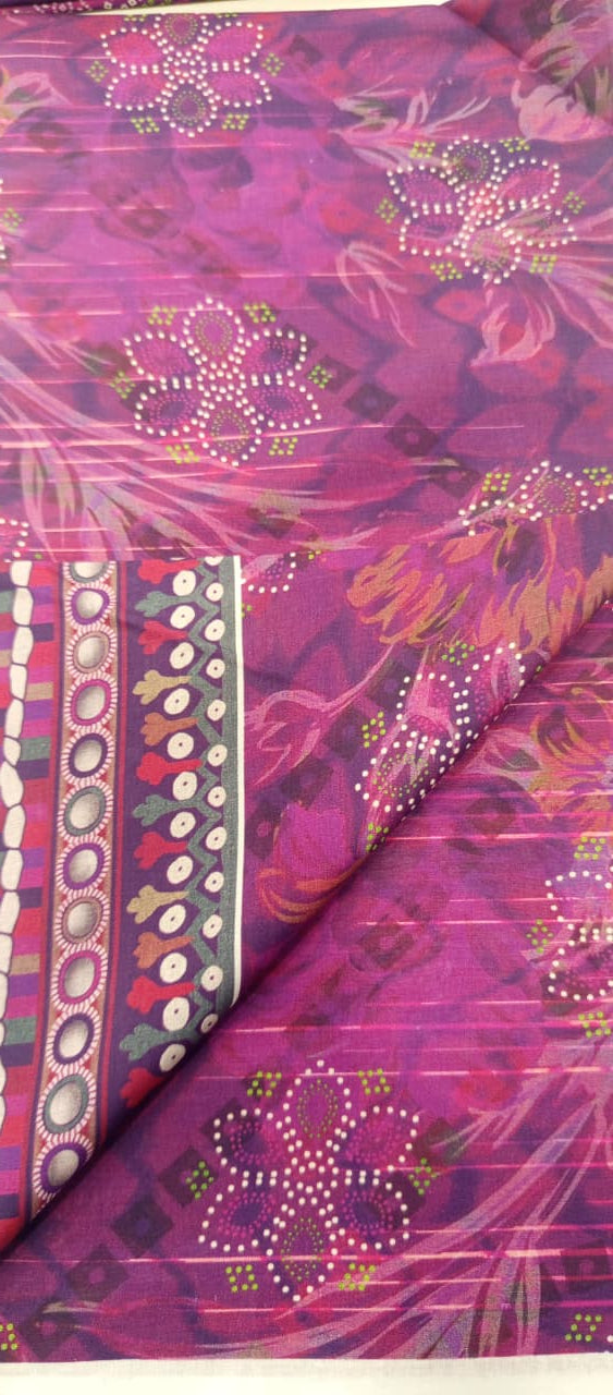 Deep Purple | Moonlight by GJ 3pc Unstitched  Lawn Collection
