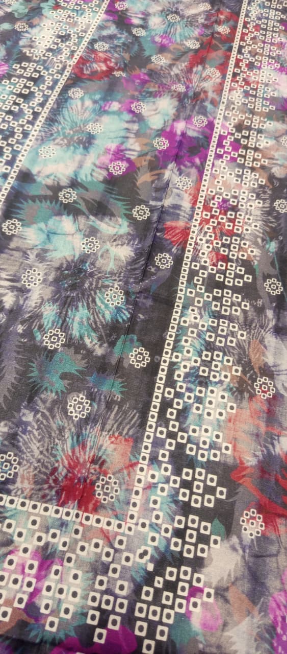 Purple | Moonlight by GJ 3pc Unstitched  Lawn Collection