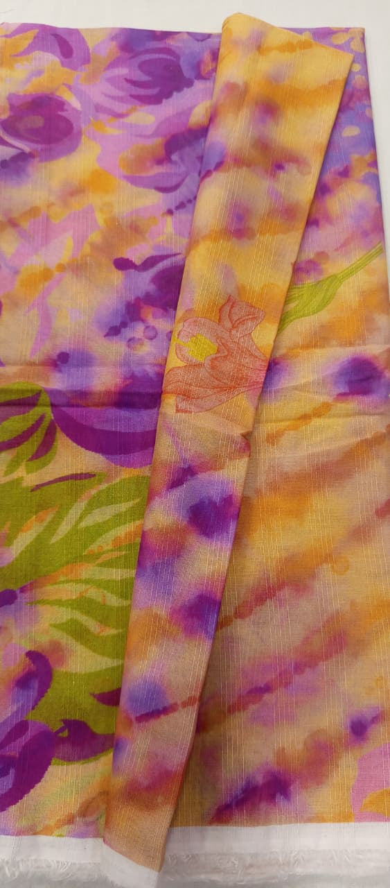Light Yellow | Moonlight by GJ 3pc Unstitched  Lawn Collection