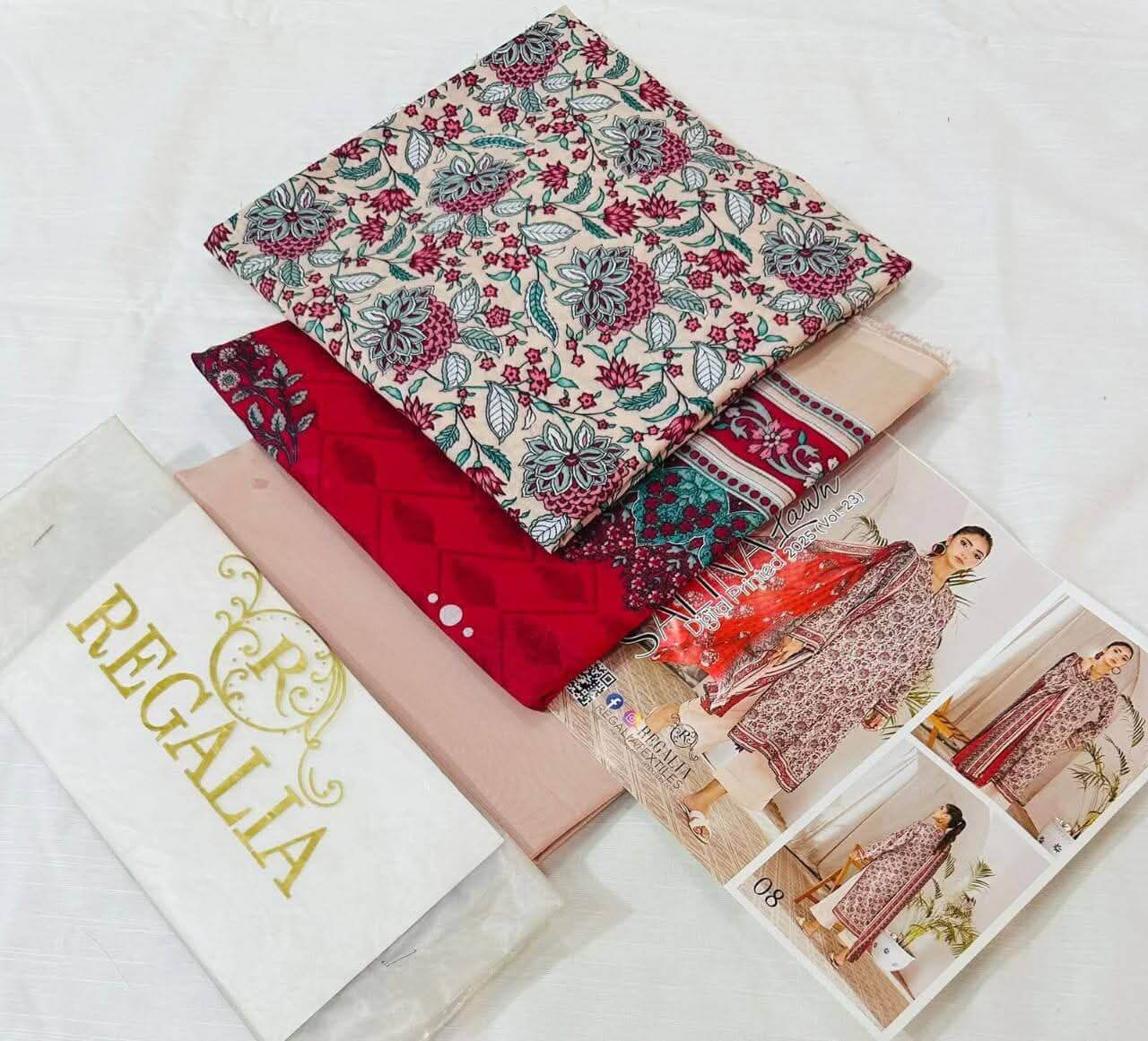 Fawn | Salina 3pc Unstitched Lawn Collection