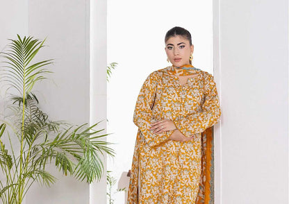 Mustard | Salina 3pc Unstitched Lawn Collection