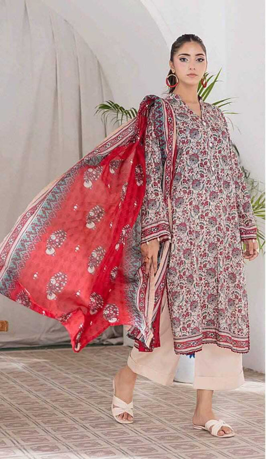 Fawn | Salina 3pc Unstitched Lawn Collection