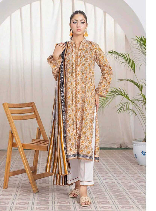 Mustard | Salina 3pc Unstitched Lawn Collection
