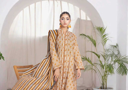 Mustard | Salina 3pc Unstitched Lawn Collection
