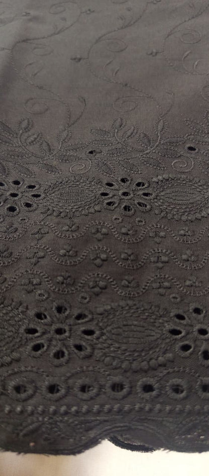 Black | Unstitched Chiken kari Trouser's