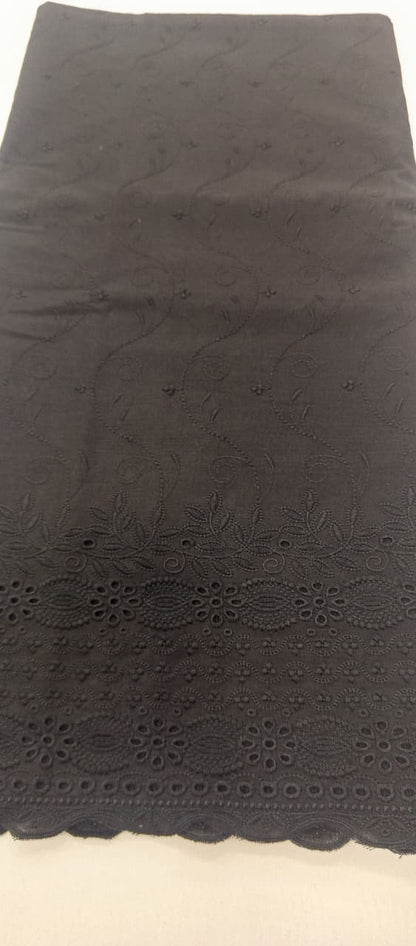 Black | Unstitched Chiken kari Trouser's