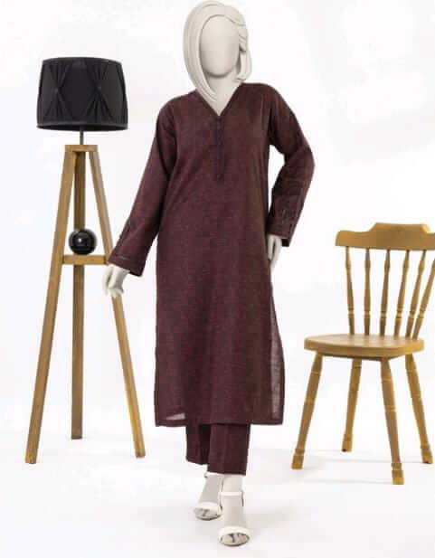 Marhoon | Mtj-Tariq Jamil 2pc Unstitched Khaddar Suit